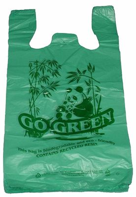 Bolsos de compras abonablees de la corrosión anti, bolsos de compras plásticos biodegradables