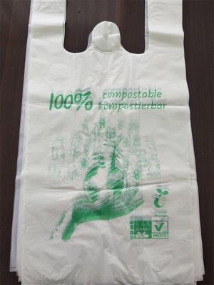 Bolsos que hacen compras plásticos abonablees biodegradables del 100%