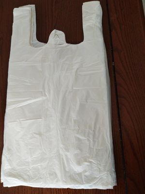 Las bolsas de plástico respetuosas del medio ambiente durables diseño simple de 30 +18 de x 58 cm