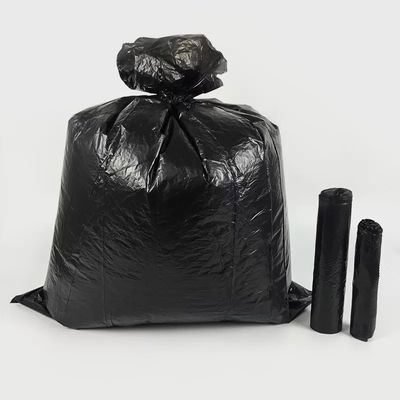 Bolsos de basura biodegradables de la basura abonable grande con el logotipo de encargo