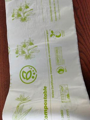 Bolsos disponibles amistosos de Eco de los bolsos disponibles biodegradables del 100% ambientalmente