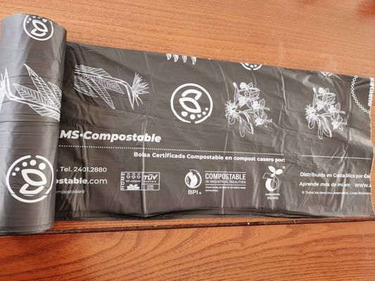 El envase de plástico amistoso de Eco de los bolsos disponibles biodegradables del OEM empaqueta los 75cm