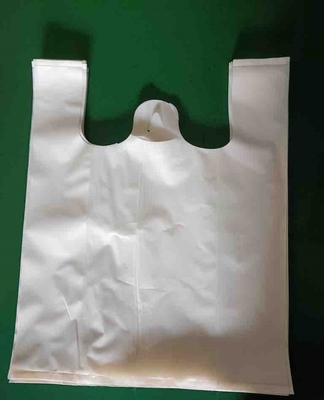El acondicionamiento de los alimentos biodegradable empaqueta el bolso de la camiseta