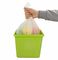 Modifique los bolsos de basura para requisitos particulares biodegradables, bolsos disponibles blancos de los residuos orgánicos